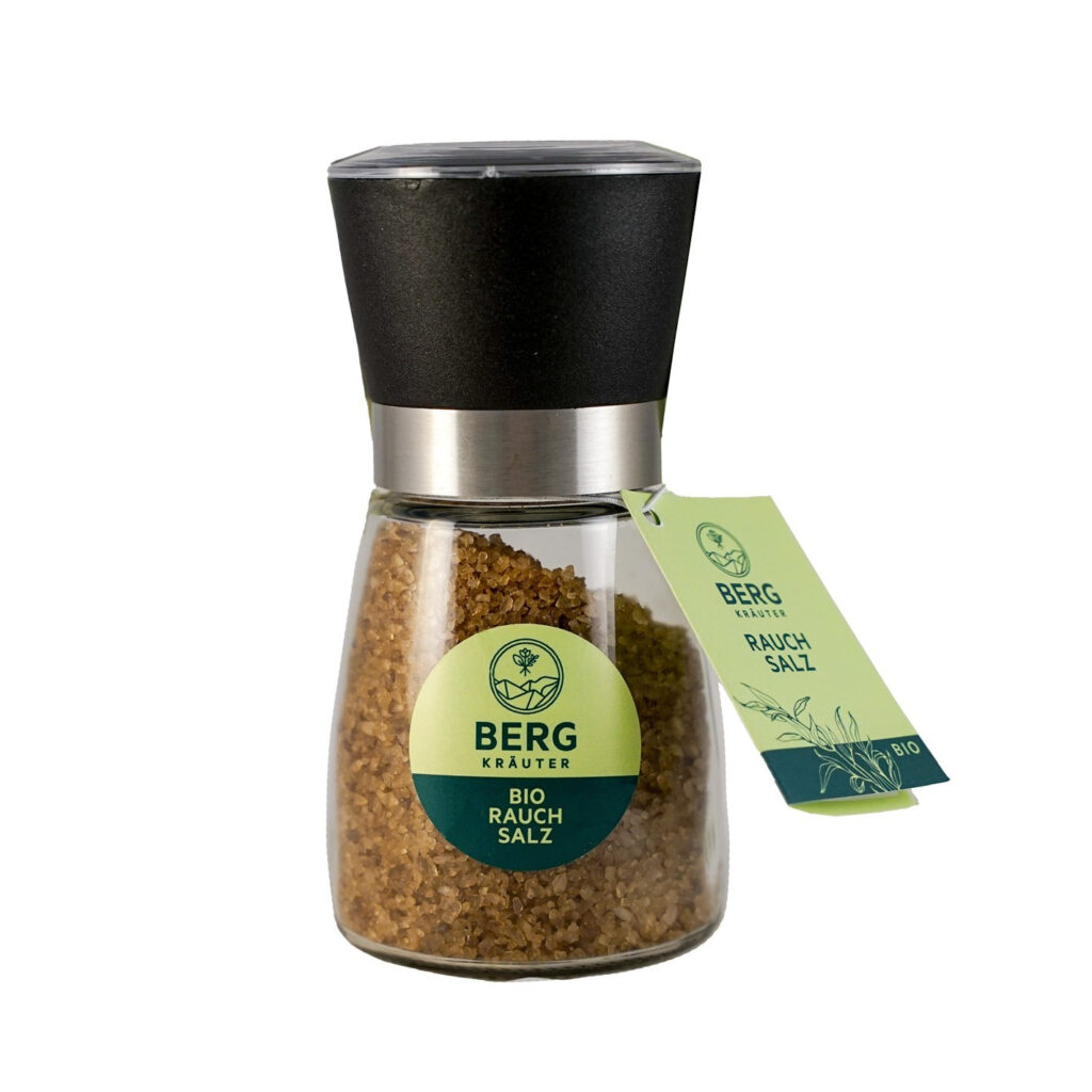 Rauchsalz grob, Mühle: Bio-Gewürz aus dem Mühlviertel
