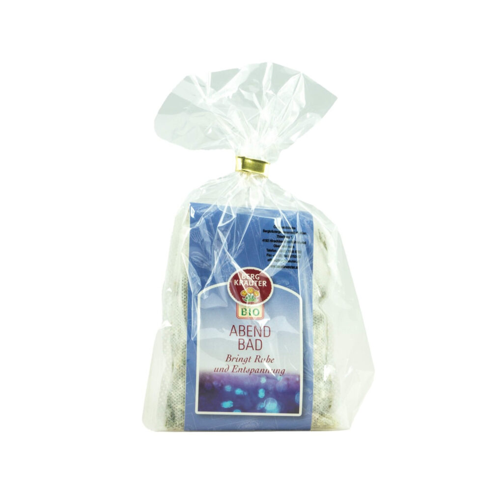 Abendbad Einzelpackung: Bio-Kräuterprodukt aus dem Mühlviertel
