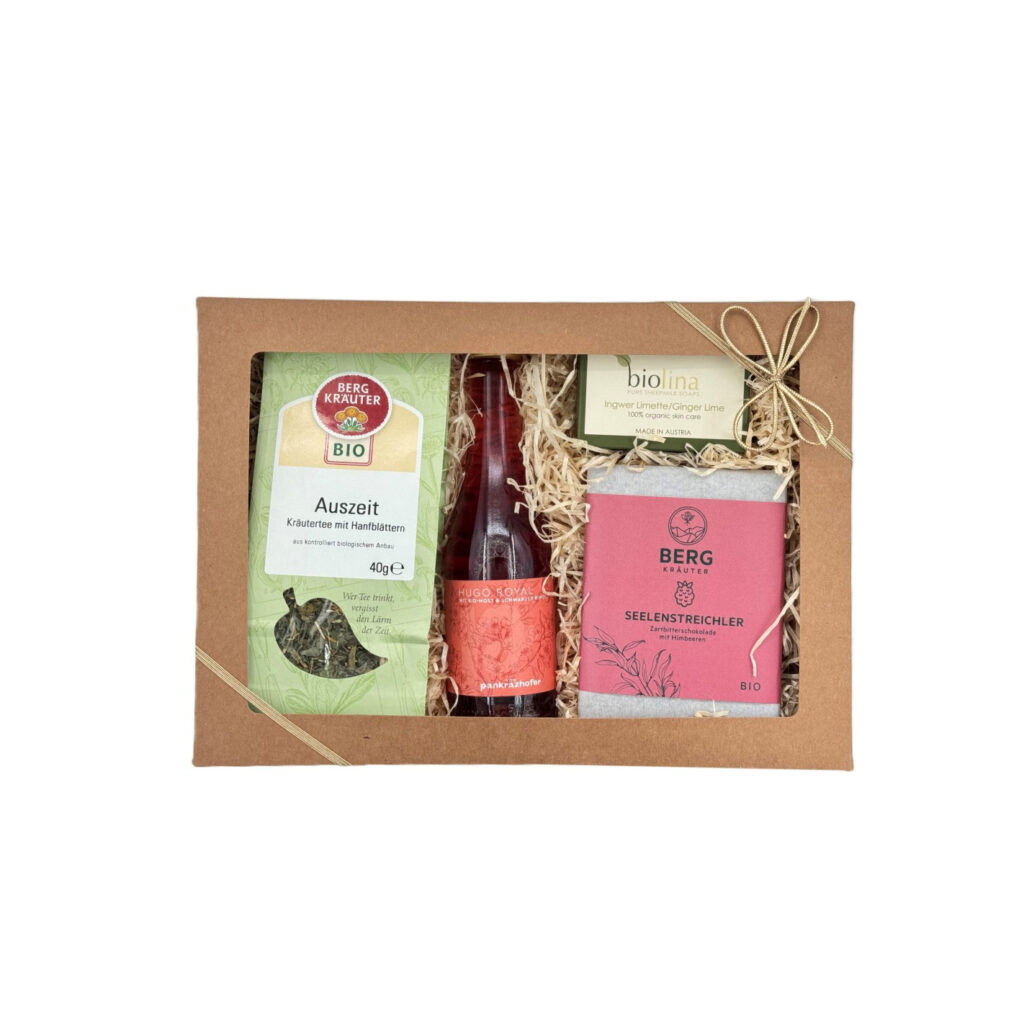 Geschenkset "Auszeit": Bio-Produkt aus dem Mühlviertel