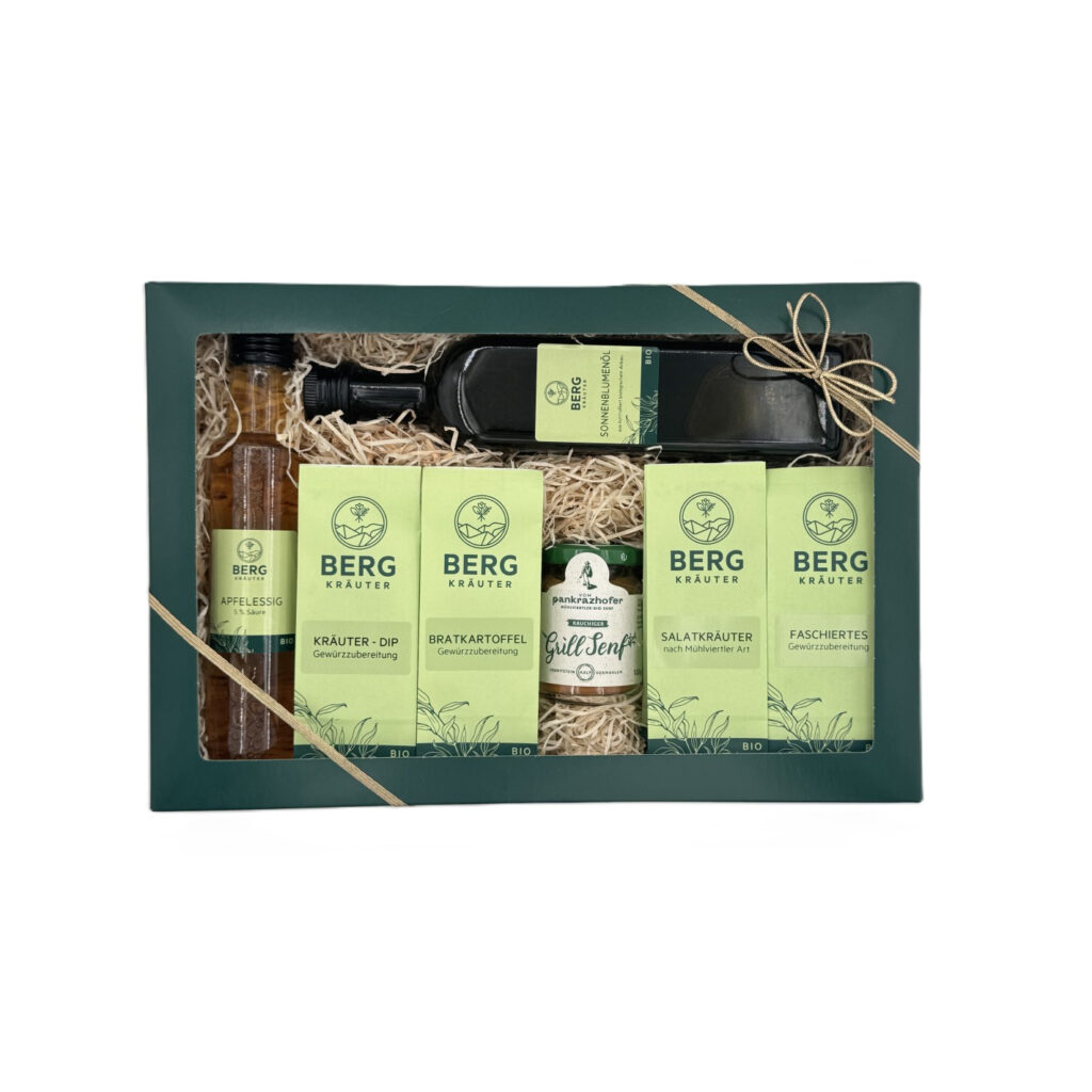 Geschenkset "Herzhaft würzig": Bio-Produkt aus dem Mühlviertel