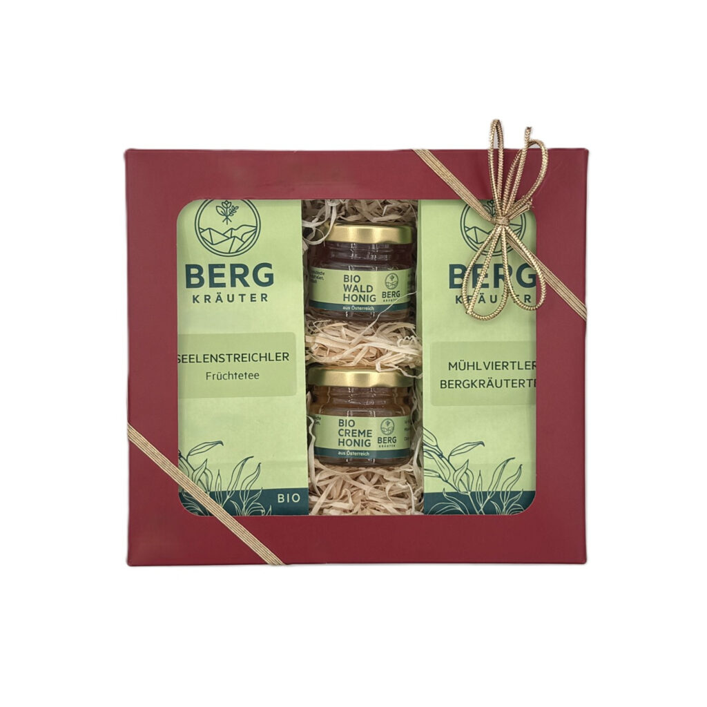 Geschenkset "Honigsüße Teepause": Bio-Produkt aus dem Mühlviertel