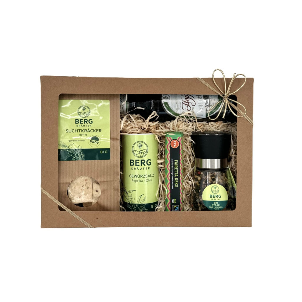 Geschenkset "Männerbox": Bio-Produkt aus dem Mühlviertel
