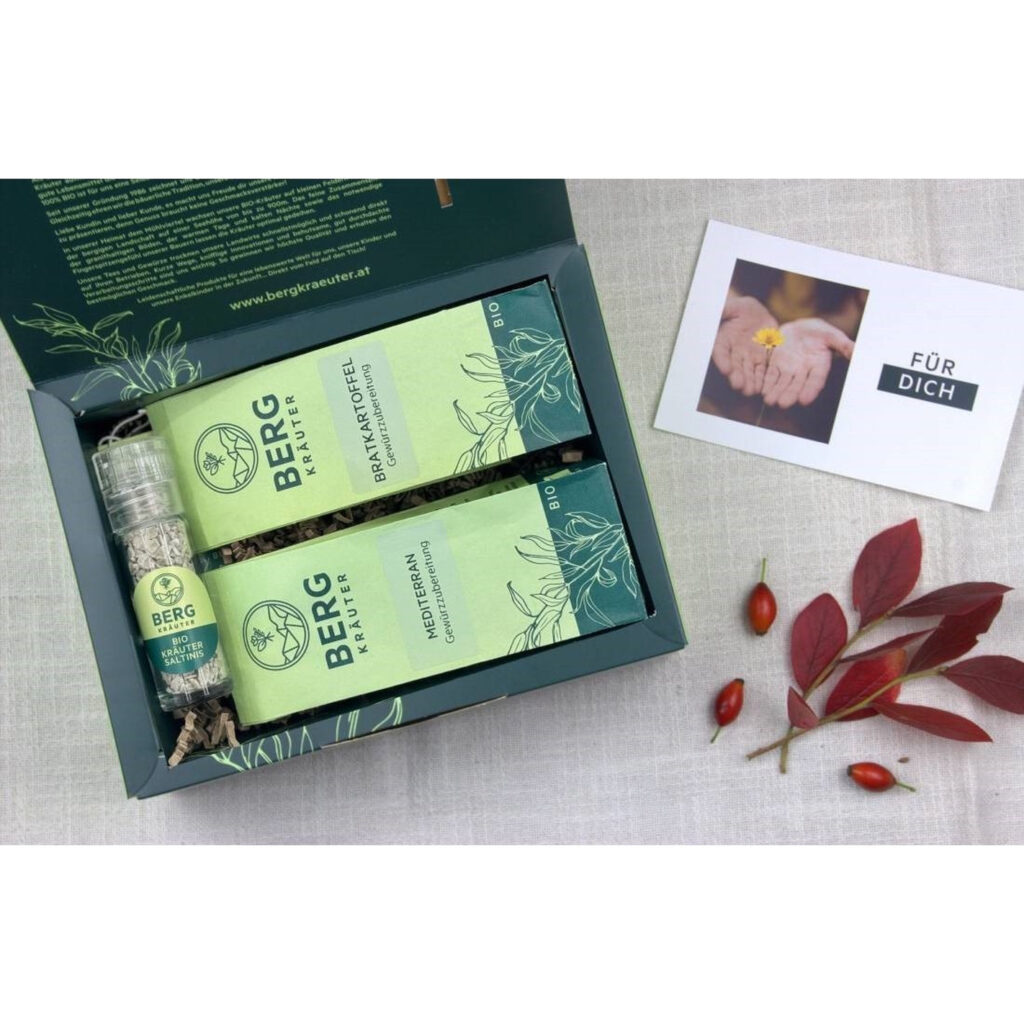 Geschenkbox "Natürlichkeit": Bio-Produkt aus dem Mühlviertel