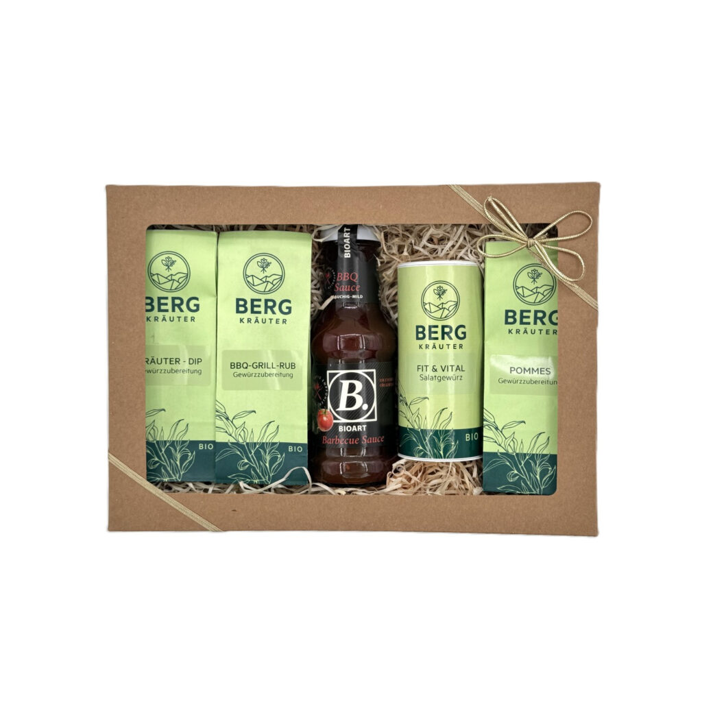 Geschenkset "Zeit zum Grillen": Bio-Produkt aus dem Mühlviertel