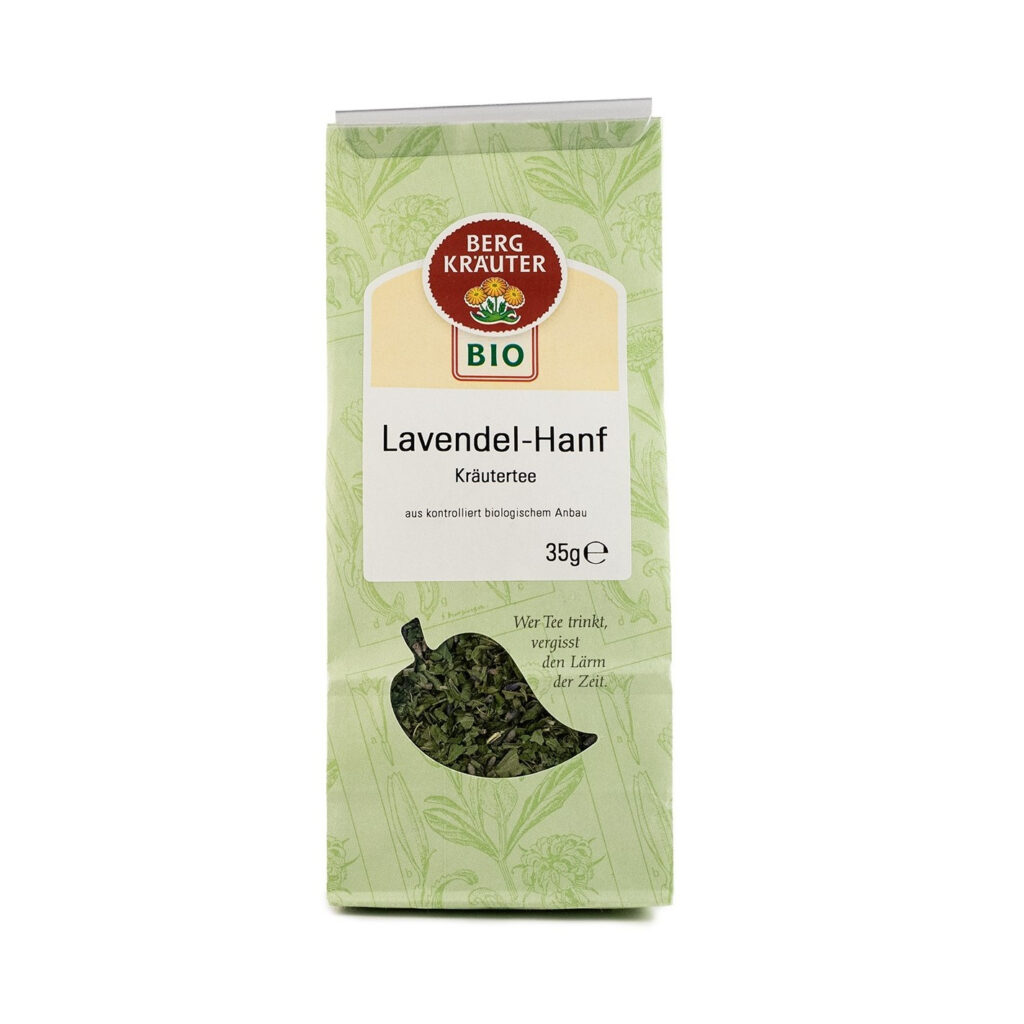 Lavendel-Hanf Kräutertee: Bio-Kräutertee aus dem Mühlviertel