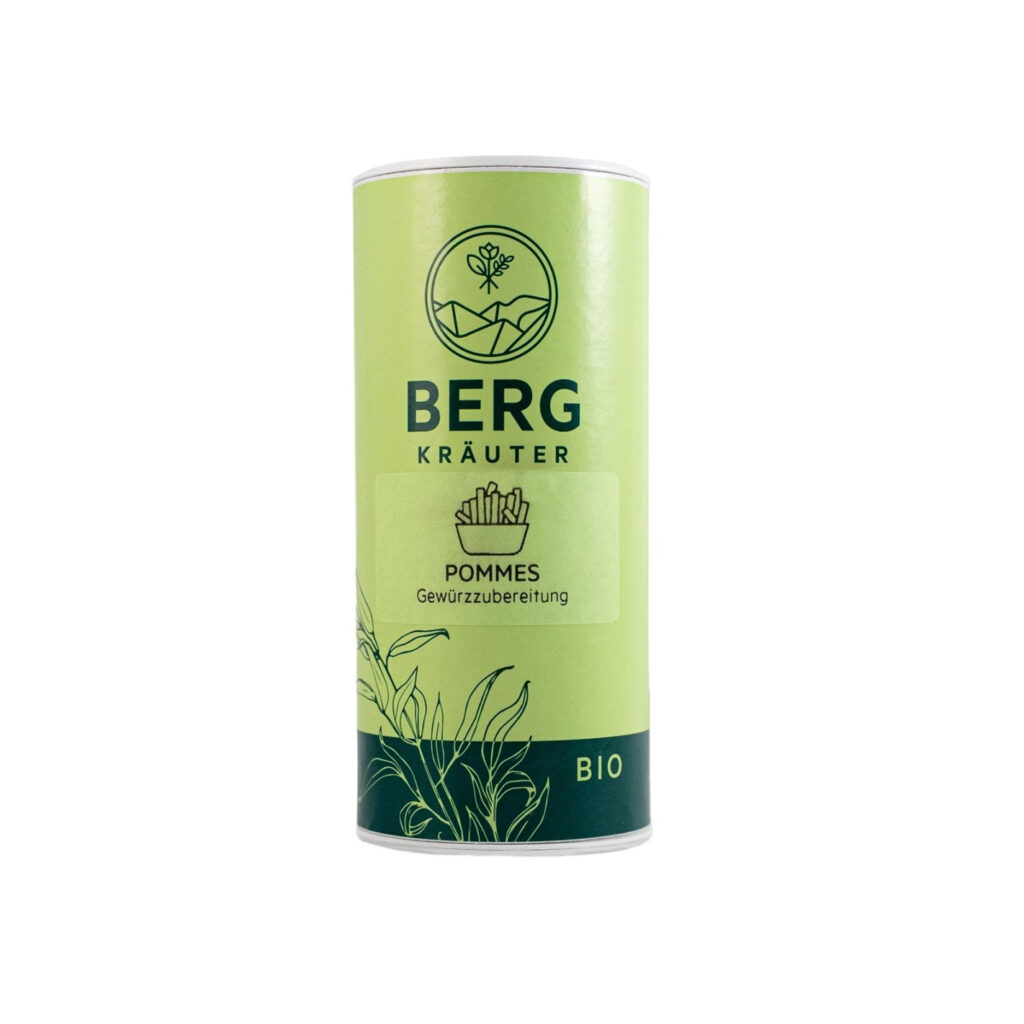 Gewürzzubereitung Pommes Dose: Bio-Gewürz aus dem Mühlviertel