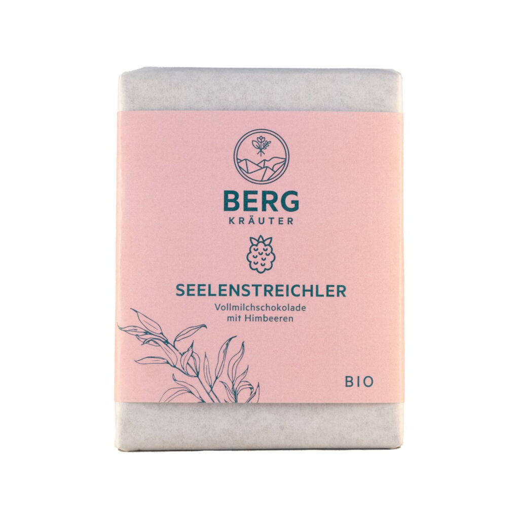 Seelenstreichler Vollmilchschokolade mit Himbeeren: Bio-Spezialität aus dem Mühlviertel