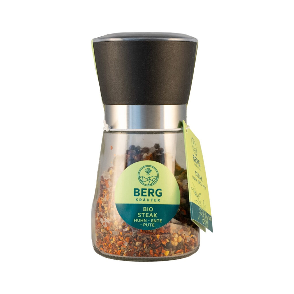 Steak Gewürzzubereitung Huhn-Ente-Pute, Mühle: Bio-Gewürz aus dem Mühlviertel