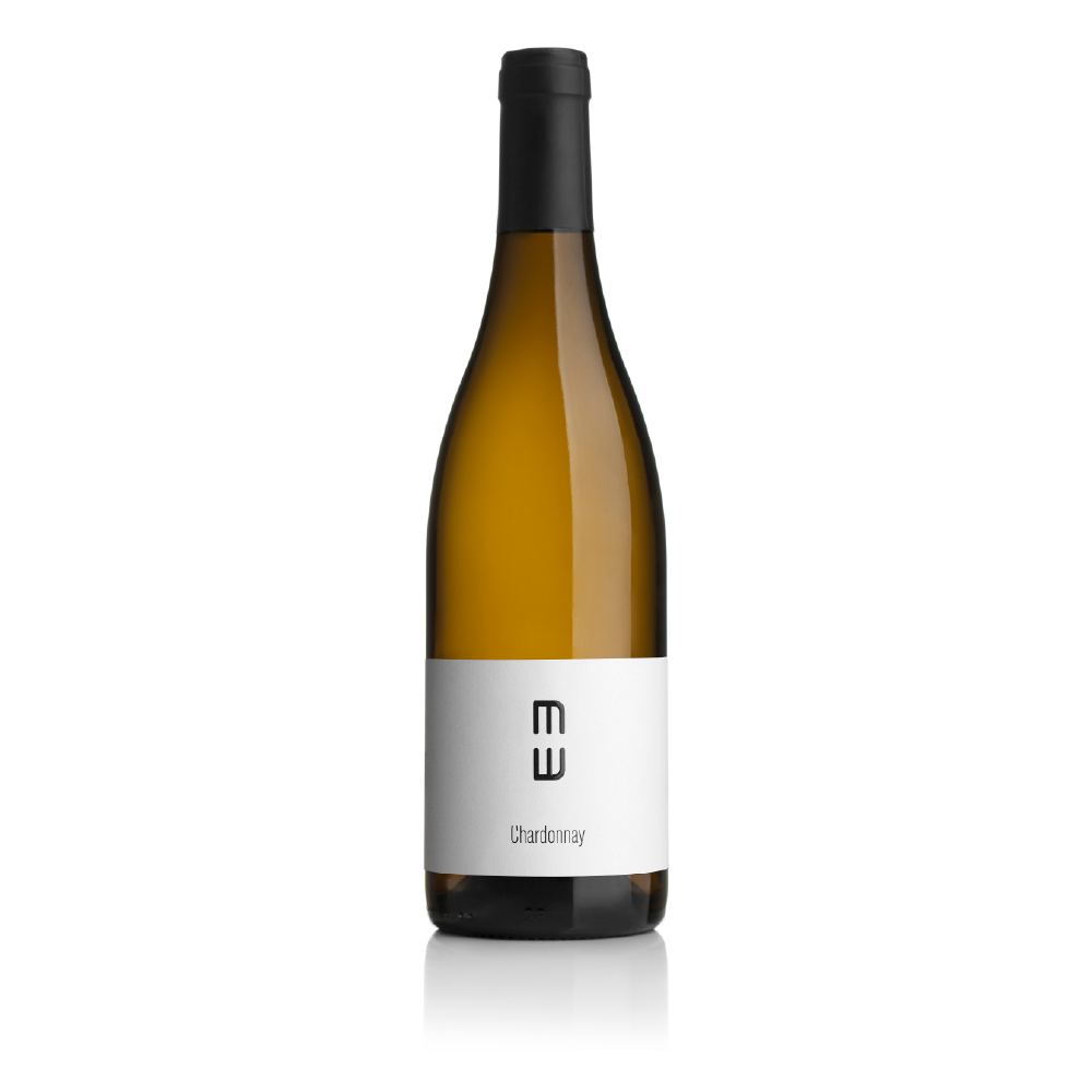 Weinflasche Chardonnay Barrique 2024 vom Weingut Manfred Weiss im Burgenland, im Barrique ausgebauter Weißwein